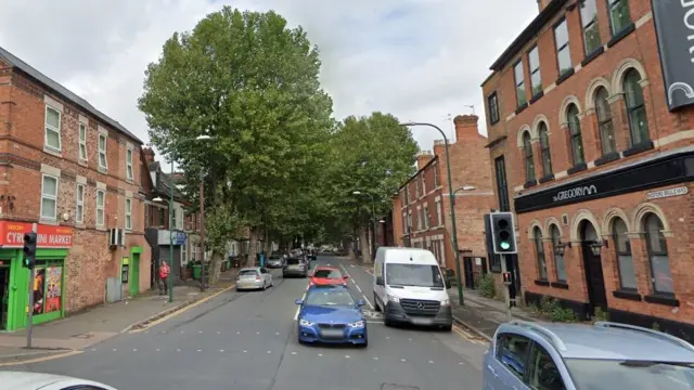 Radford Boulevard, at Ilkeston Road junction, in Nottingham