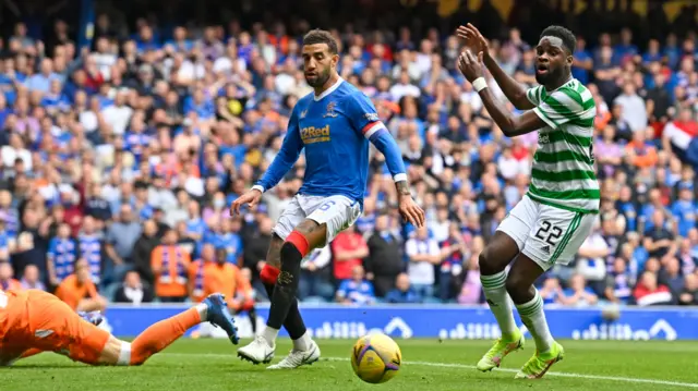 Edouard miss v Rangers