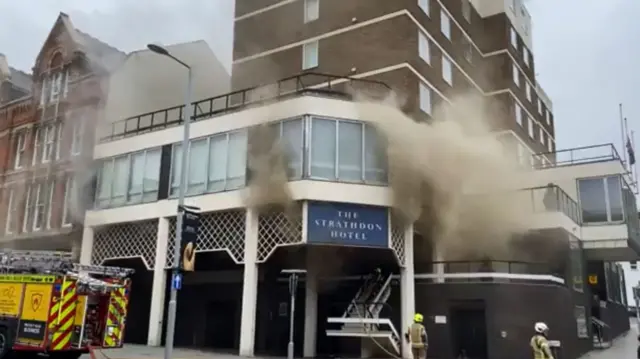 Hotel fire