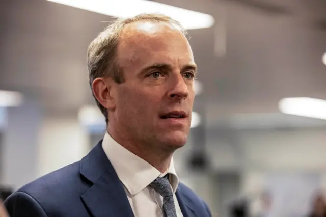 UK Foreign Secretary Dominic Raab. File photo