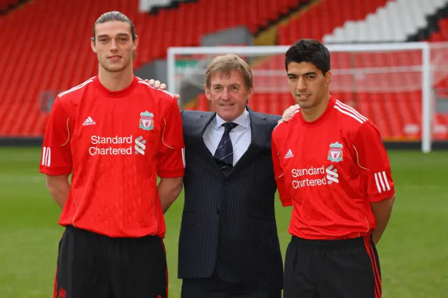 Andy Carroll, Kenny Dalglish, Luis Suarez