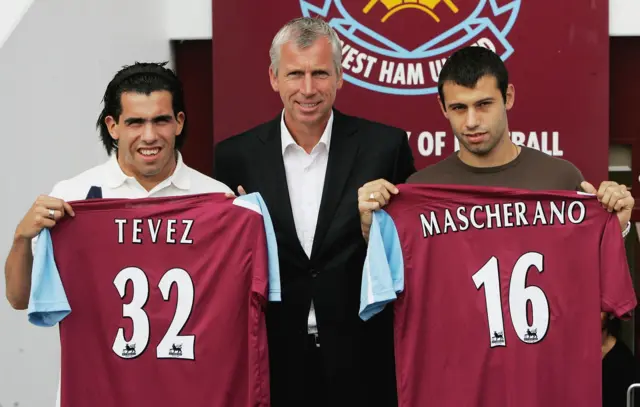 Carlos Tevez, Alan Padrew & Javier Mascherano