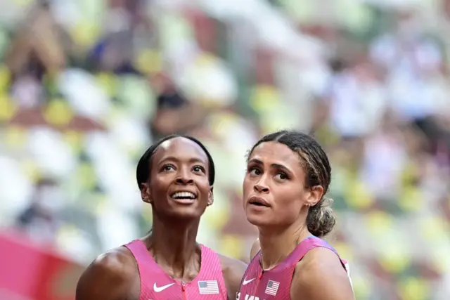 Sydney Mclaughlin and Dalilah Muhammad