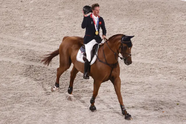 Ben Maher on board Explosion W