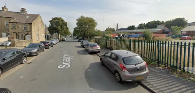 Spencer Road in the Lidget Green area