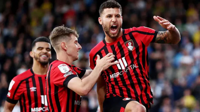 Bournemouth celebrate goal