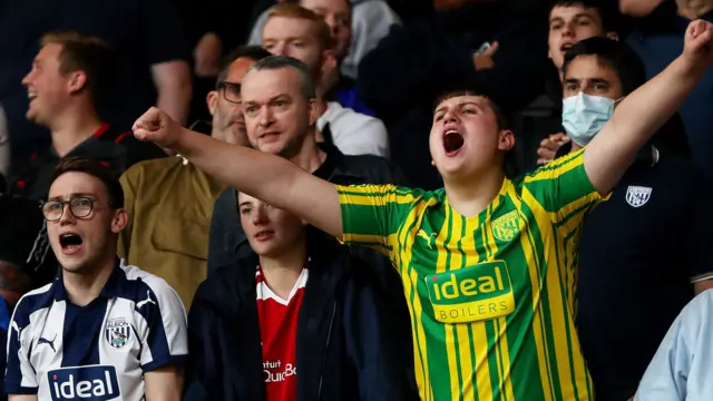 West Brom fans