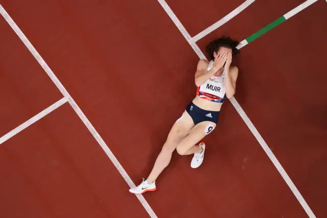 Muir exhausted after winning silver