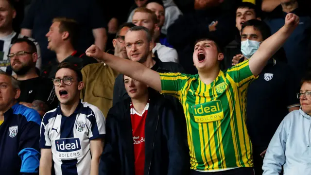 West Brom fans