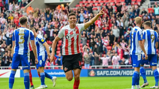 Ross Stewart celebrates