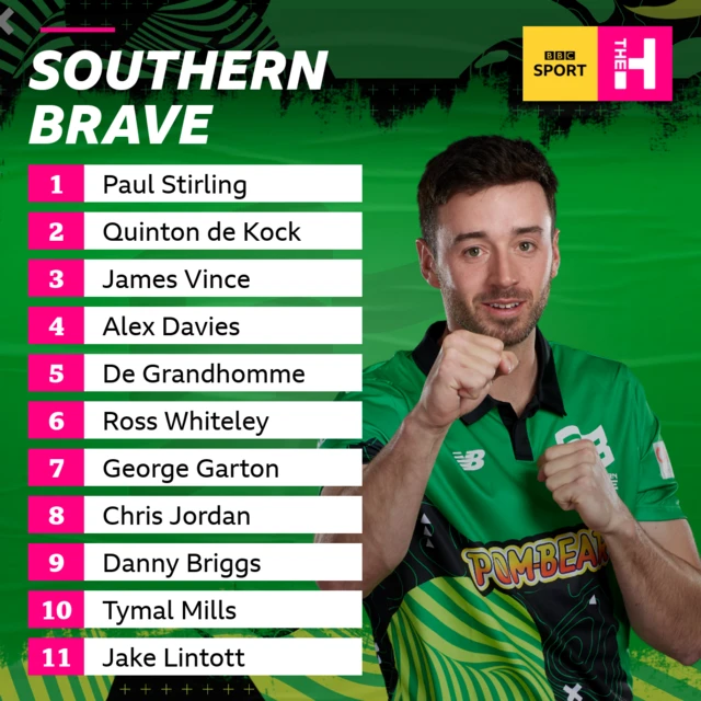 Southern Brave team