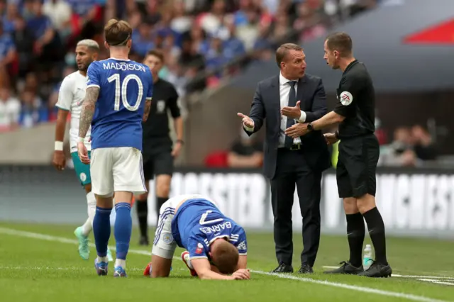 Leicester manager Brendan Rodgers