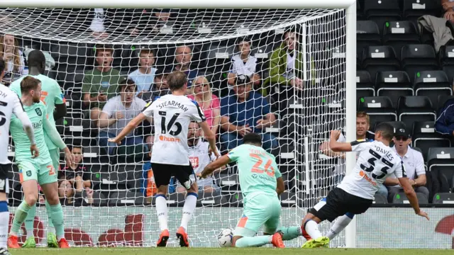 Curtis Davies scores for Derby