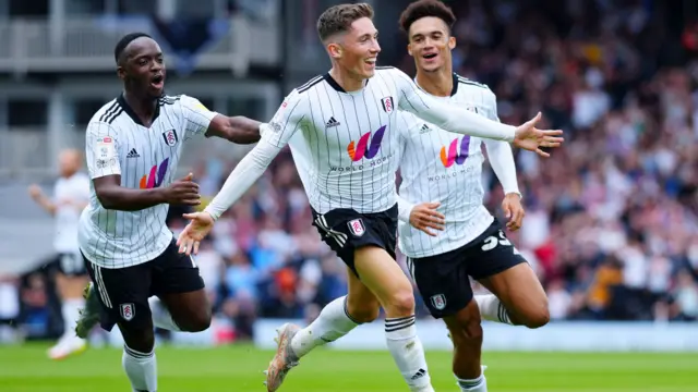 Harry Wilson celebrates