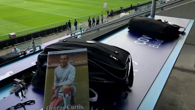 George Curtis match programme