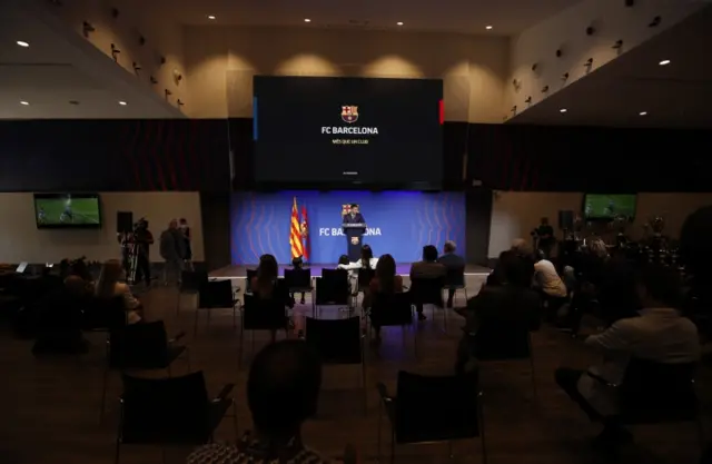 Lionel Messi news conference
