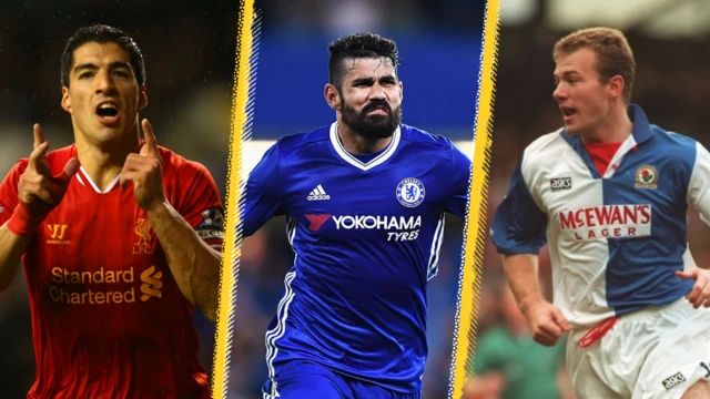 Luis Suarez, Diego Costa, Alan Shearer