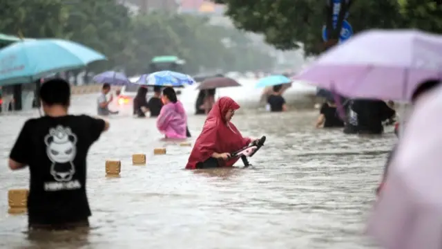 Flooding in Zhengzhou, Henan Province, July 2021