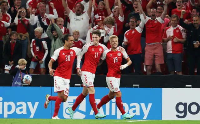 Denmark are in control