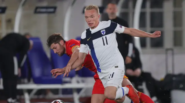 Ben Davies v Finland in Nations League