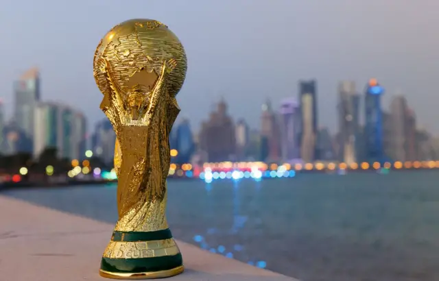 The World Cup will be staged in Qatar in November 2022