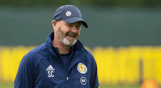 Scotland head coach Steve Clarke