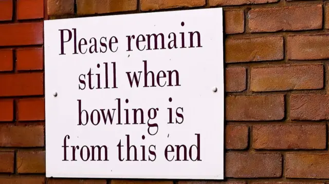 Sign at Somerset CCC