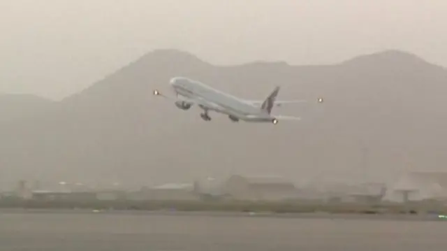 Second charter evacuation flight takes off from Kabul, 10 September 2021