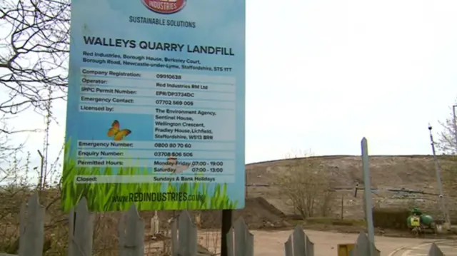 Walleys Quarry landfill