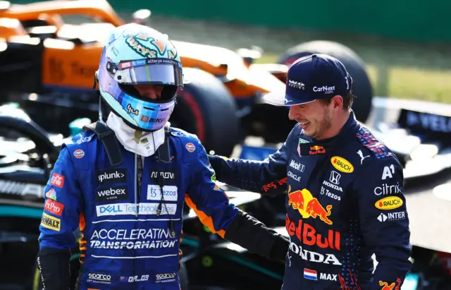 Max Verstappen and Daniel Ricciardo