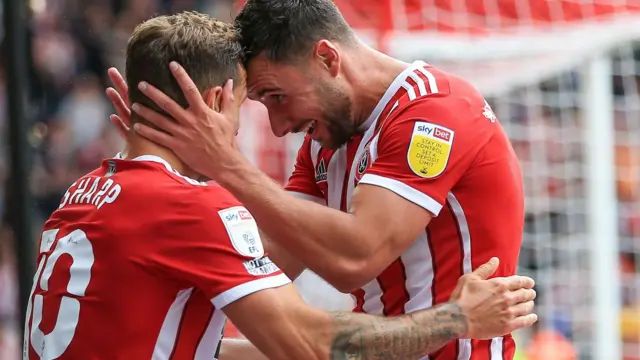 Sheffield United celebrate