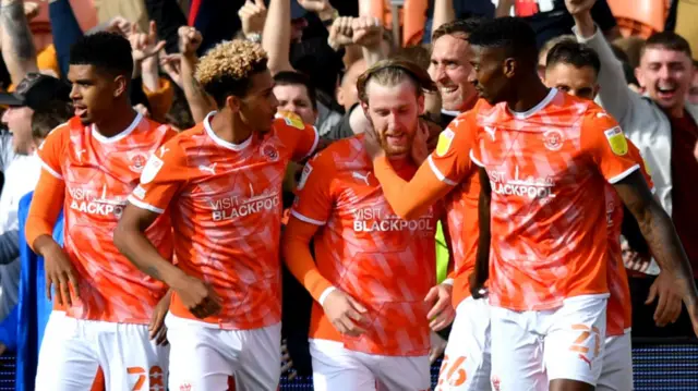 Blackpool celebrate