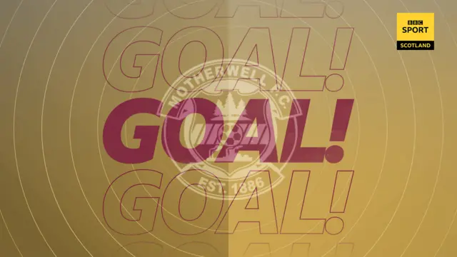 Motherwell goal graphic