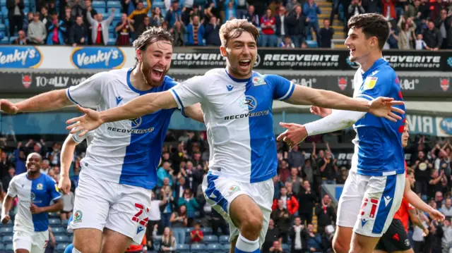 Blackburn celebrate