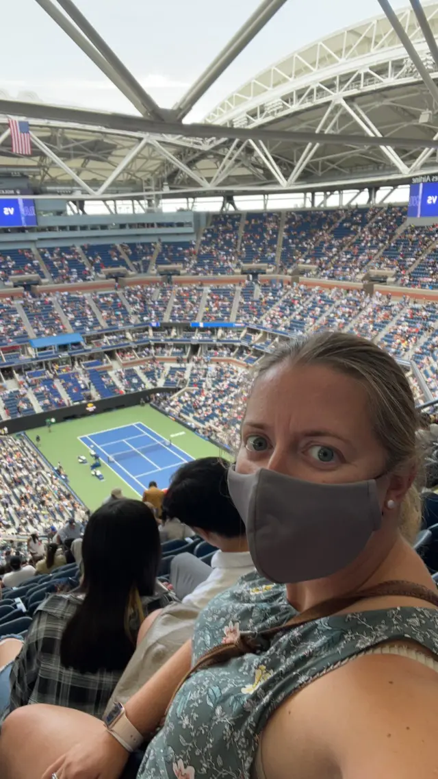 Selfie from US Open