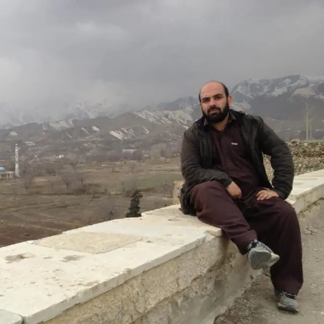 Bilal Sarwary in 2014 in Paghman, Afghanistan