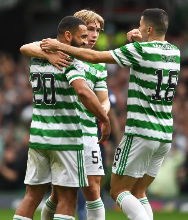 Cameron Carter-Vickers scored the opener on his Celtic debut