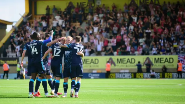 Lincoln City celebrate