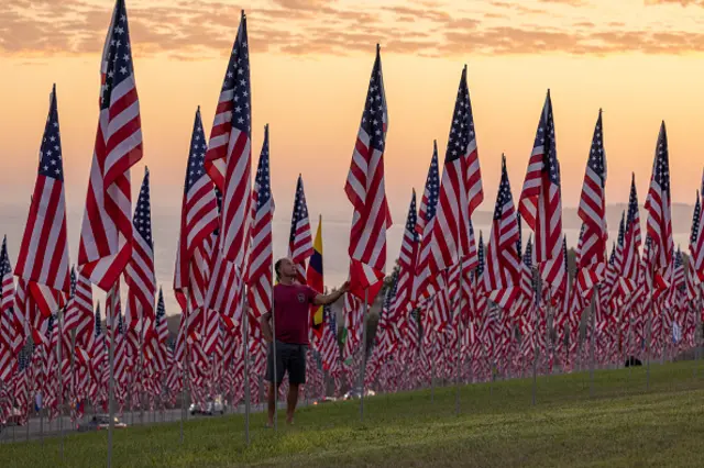 The Waves of Flags in California