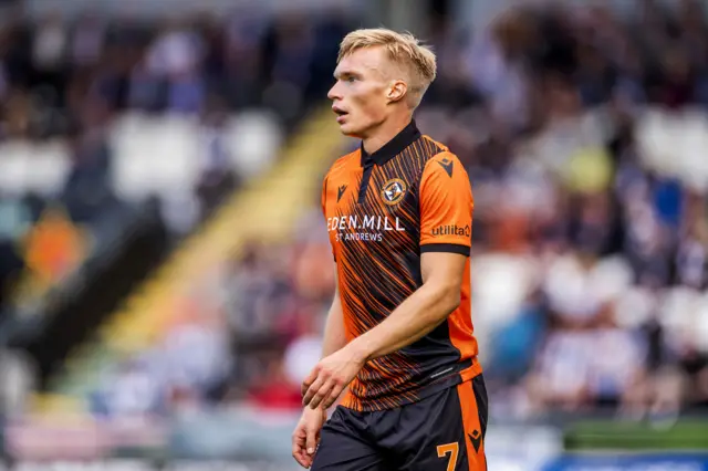 Dundee United's Finnish midfielder Ilmari Niskanen