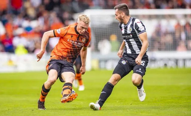 Ilmari Niskanen (left) is making his debut for Dundee United