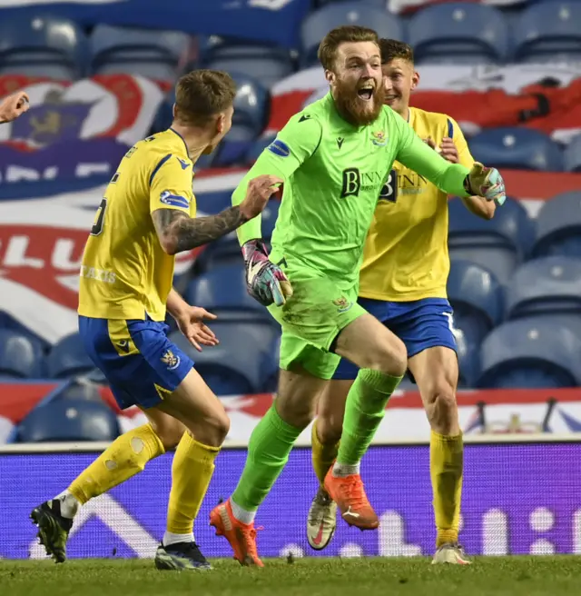 Zander Clark's Ibrox exploits helped St Johnstone knock Rangers out of last season's Scottish Cup