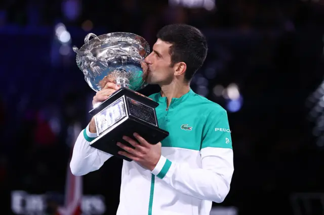 Novak Djokovic at Australia Open