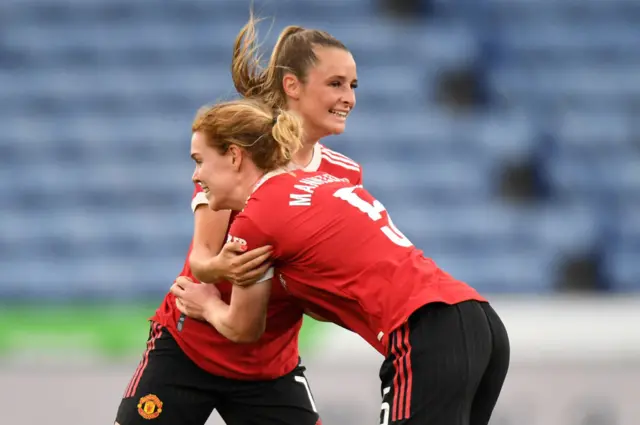 Man Utd celebrate