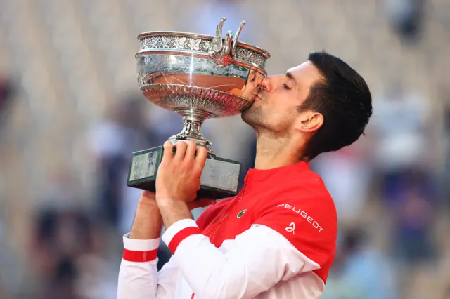 Novak Djokovic at French Open