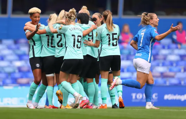 Brighton celebrate