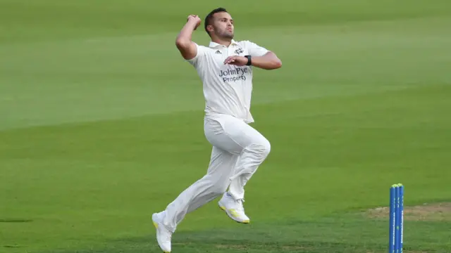 Dane Paterson took three wickets for Nottinghamshire on day one