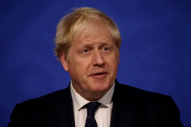 Boris Johnson at coronavirus briefing