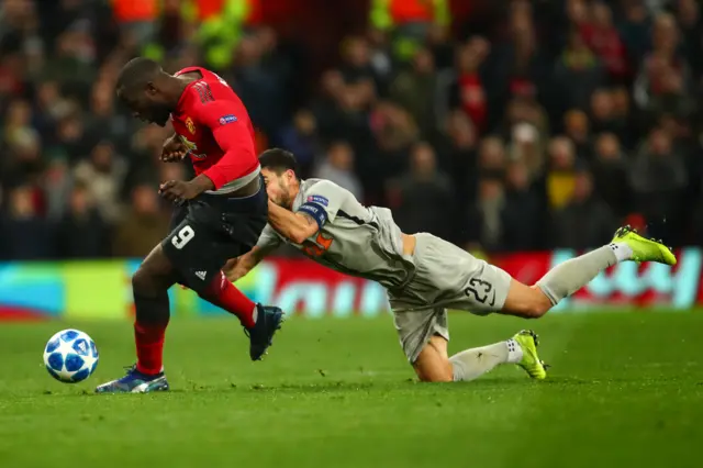 Young Boys v Man Utd in 2018