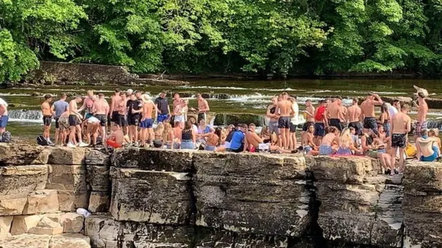 PArty on Richmond Falls